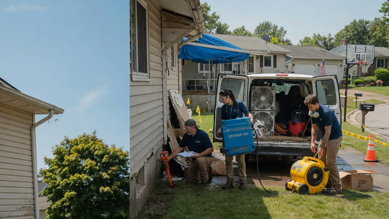 Ceiling Leak Cleanup in Covington, OH near me